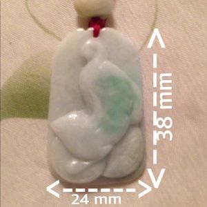 🌹This luck money Rat necklace is real Jade. 🌹